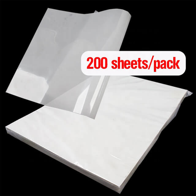 Heat Transfer Film with white ink 75U Vinyl for Clothes DTF Printing Vinyl PET DTF Film